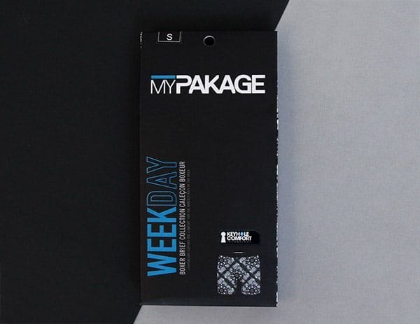 MyPakage Men's Weekday Boxer Brief Underwear NWT