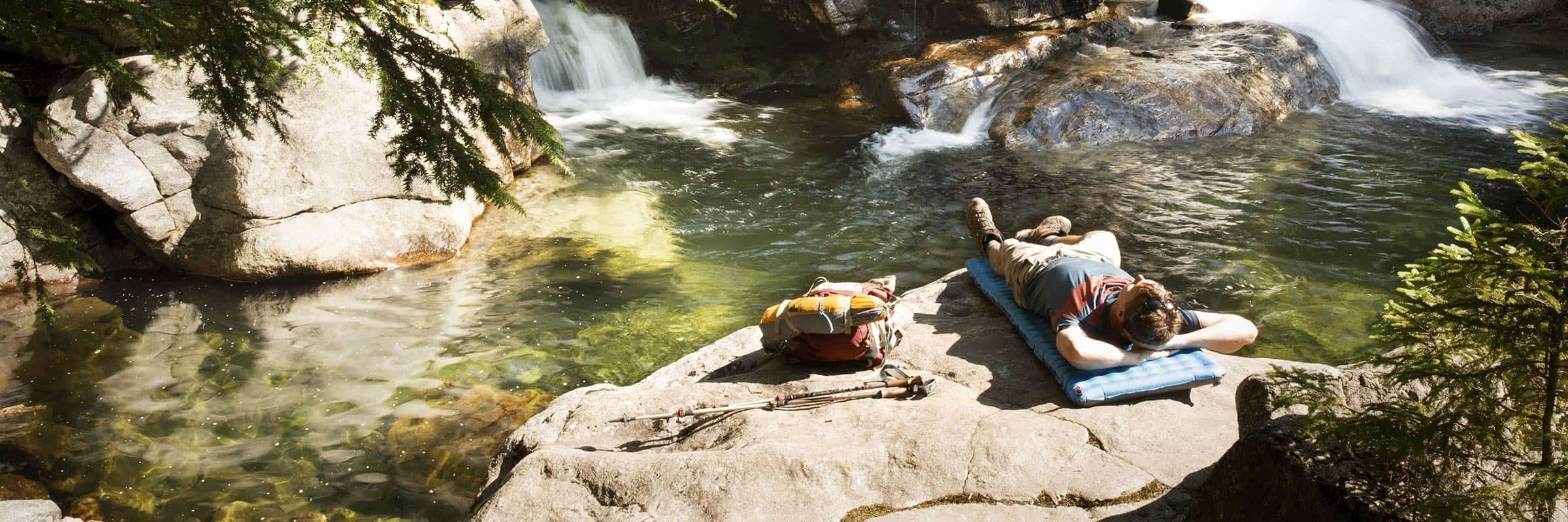 mattress by the river