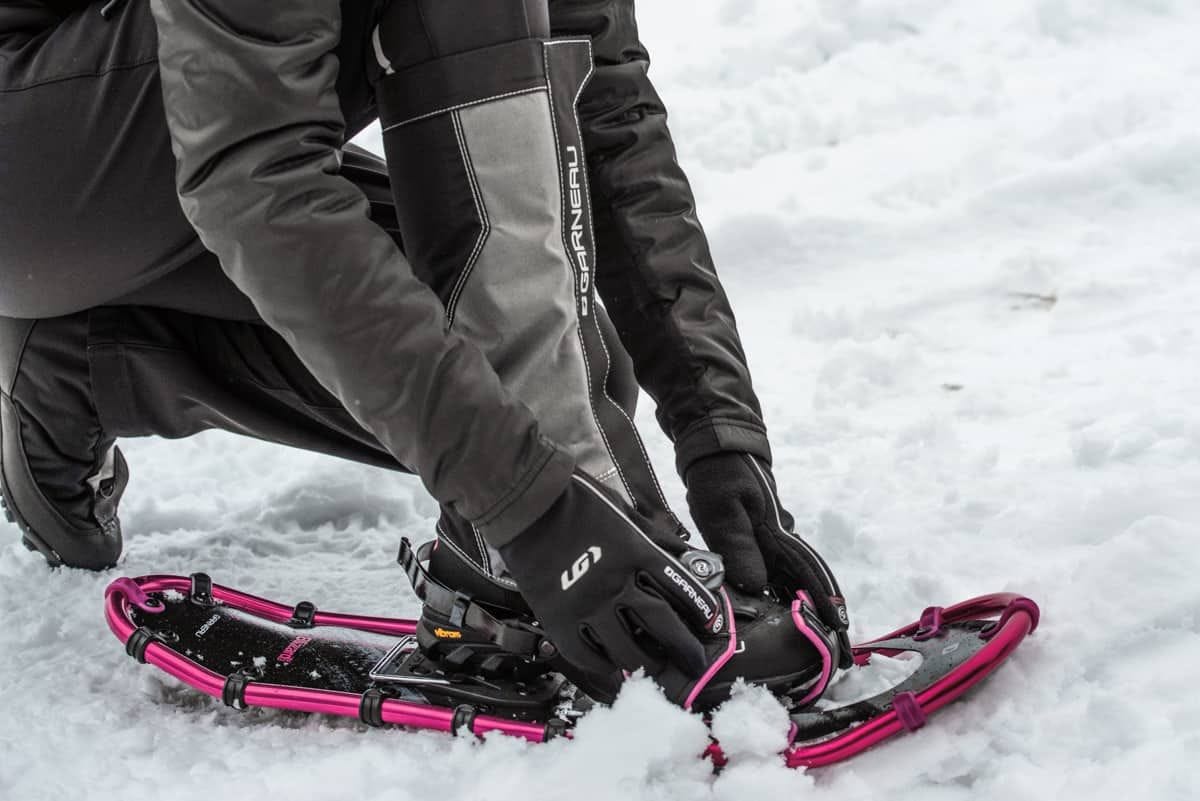 Snowshoe bindings