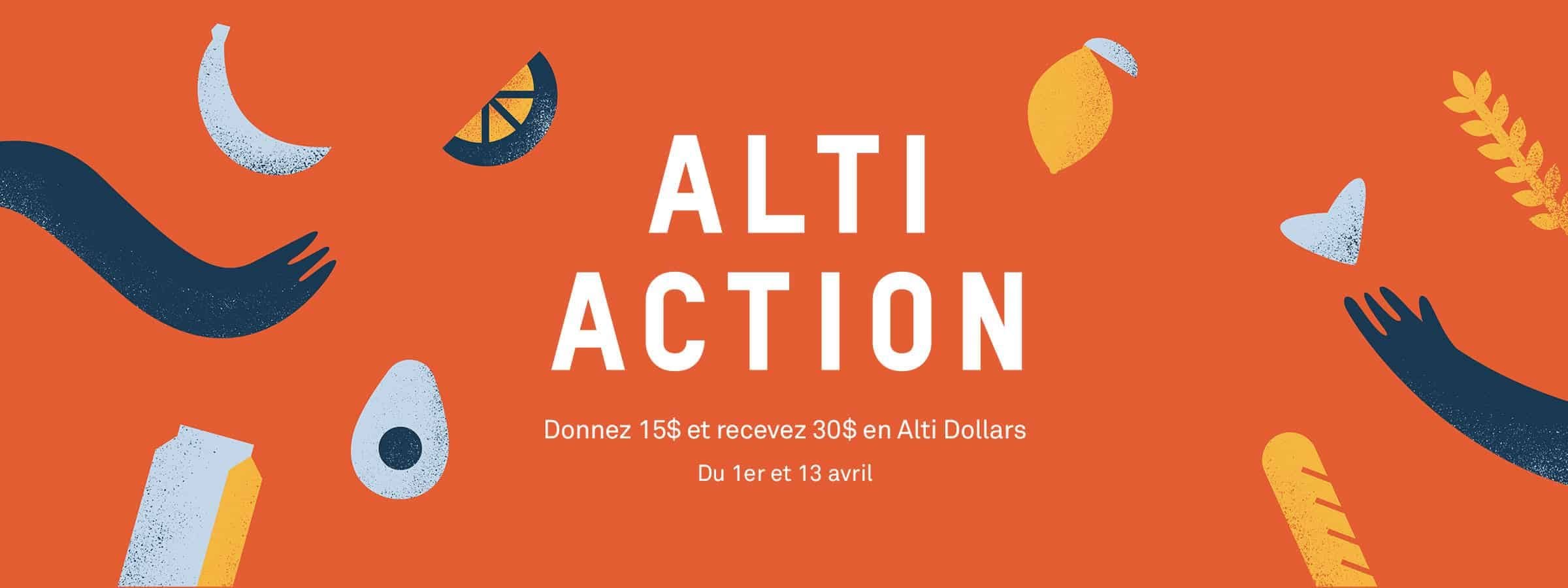 Donnez & recevez grâce au programme Alti Action